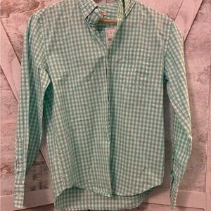 Crewcuts Mint Gingham Casual Shirt